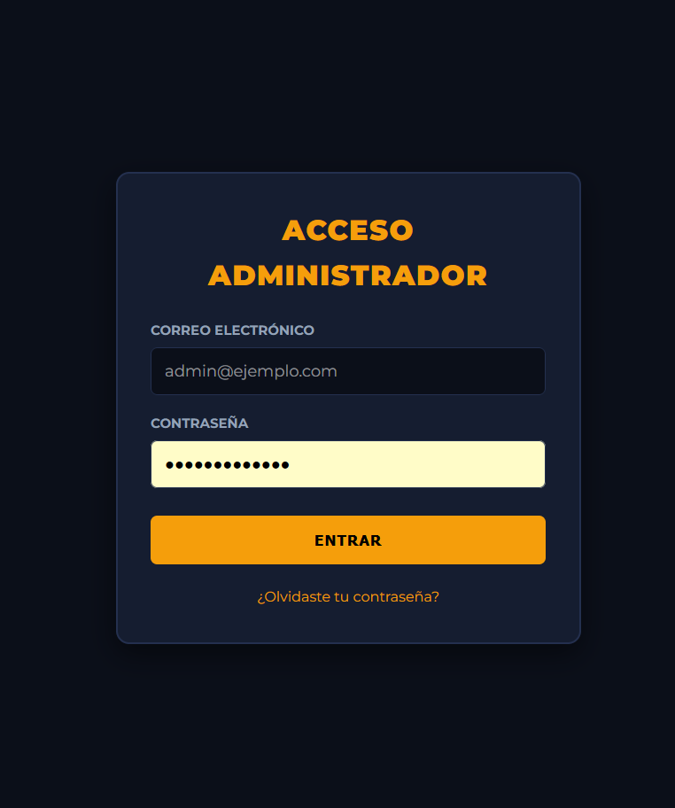 Panel de Validación Móvil